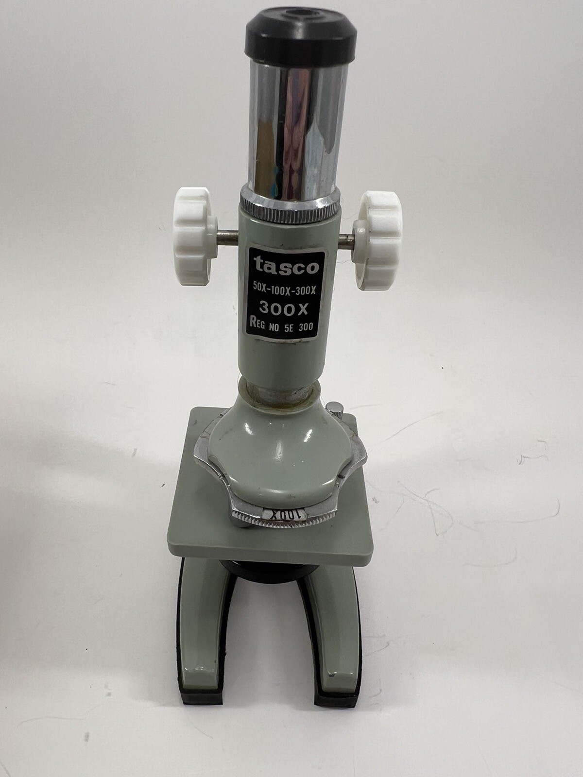 VINTAGE MICROSCOPE TASCO JAPAN 300 XM 990-5 Junior
