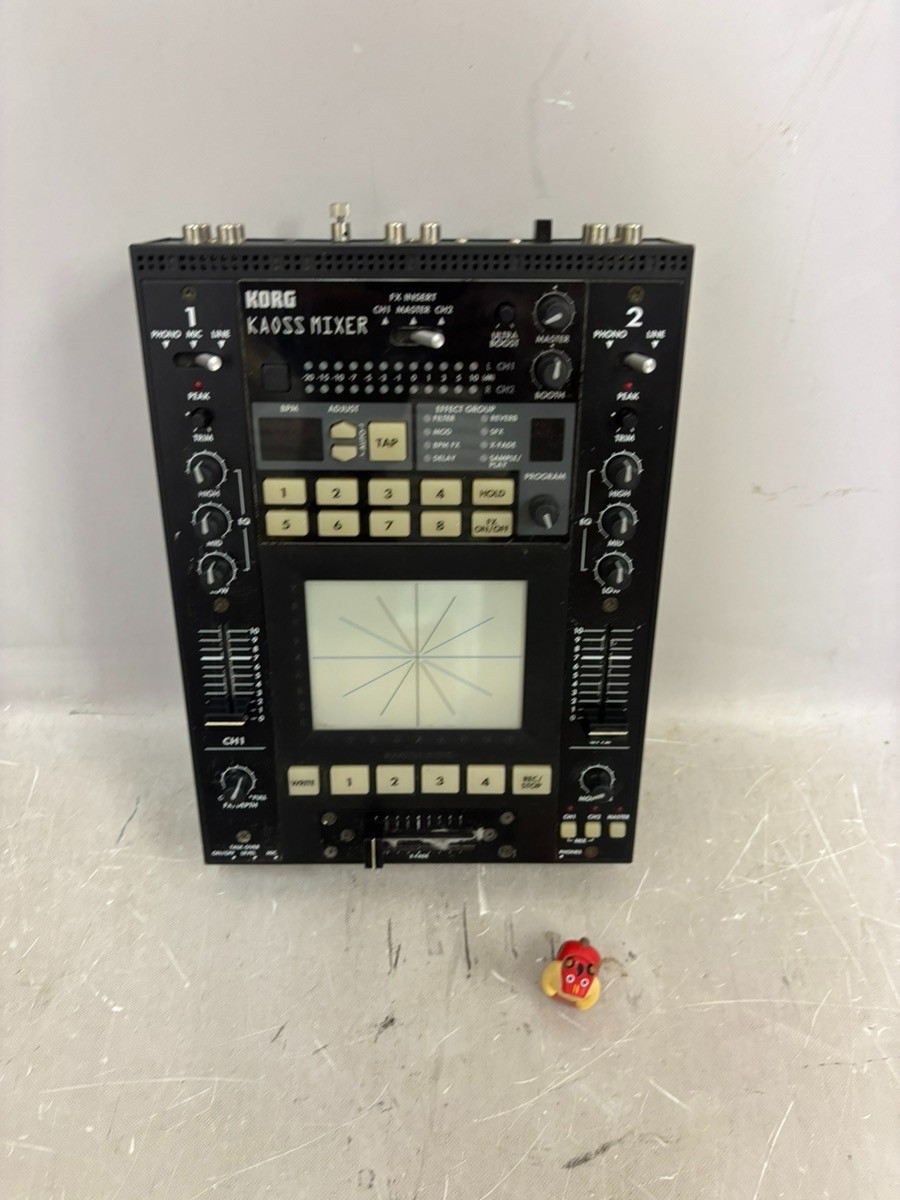 Korg Kaoss Mixer KM-2 DJ Effects Mixer Main Unit Tested from Japan