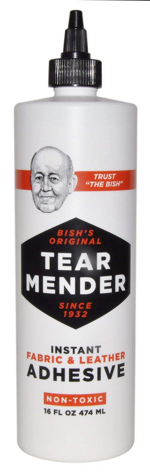 Tear Mender Instant Fabric And Leather Adhesive 16 Oz Bottle Tg-16
