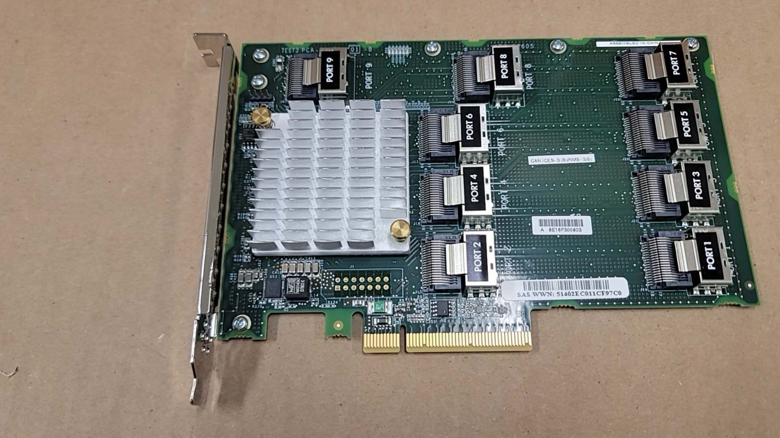 HP 876907-001 727252-002 727252.CPQ PCI EXPRESS 3.0 x8 EXPANDER CARD