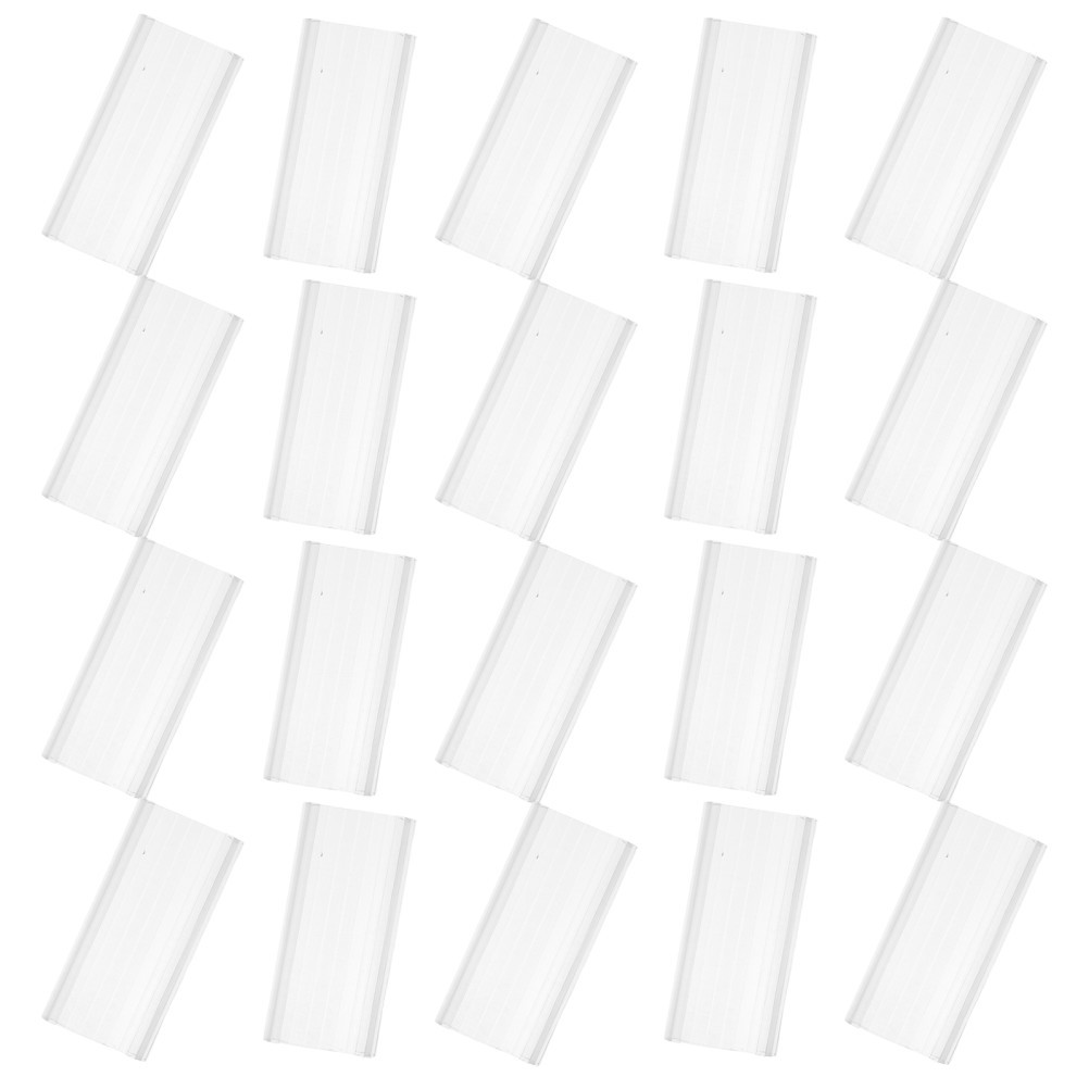 20Pcs Transparent Reusable Shelf Label Display Holders for Retail Shelves