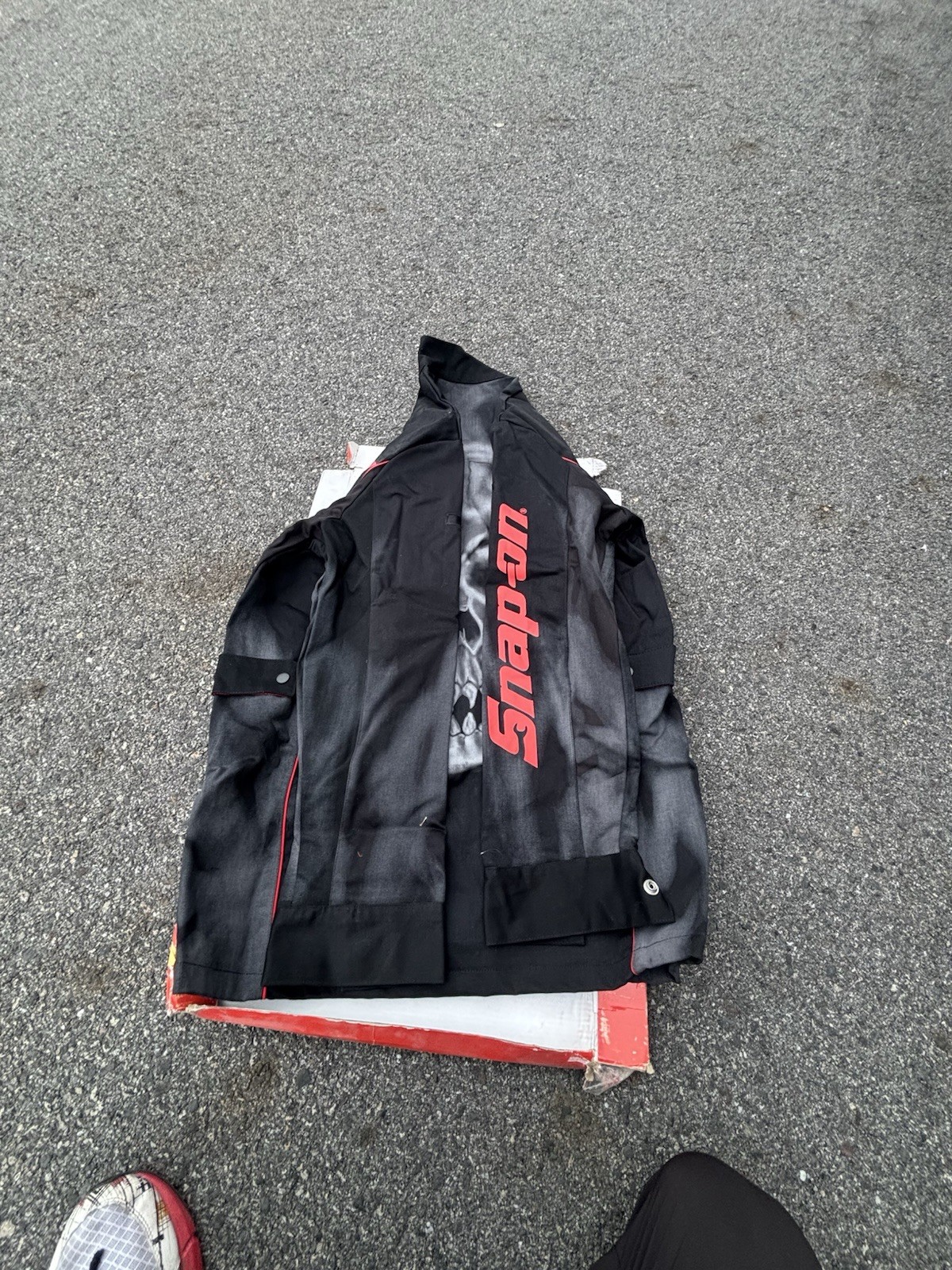 Snap On Tools NEW WELDJACKETXL Skull Welding Jacket Black with Skull XTRA LARGE
