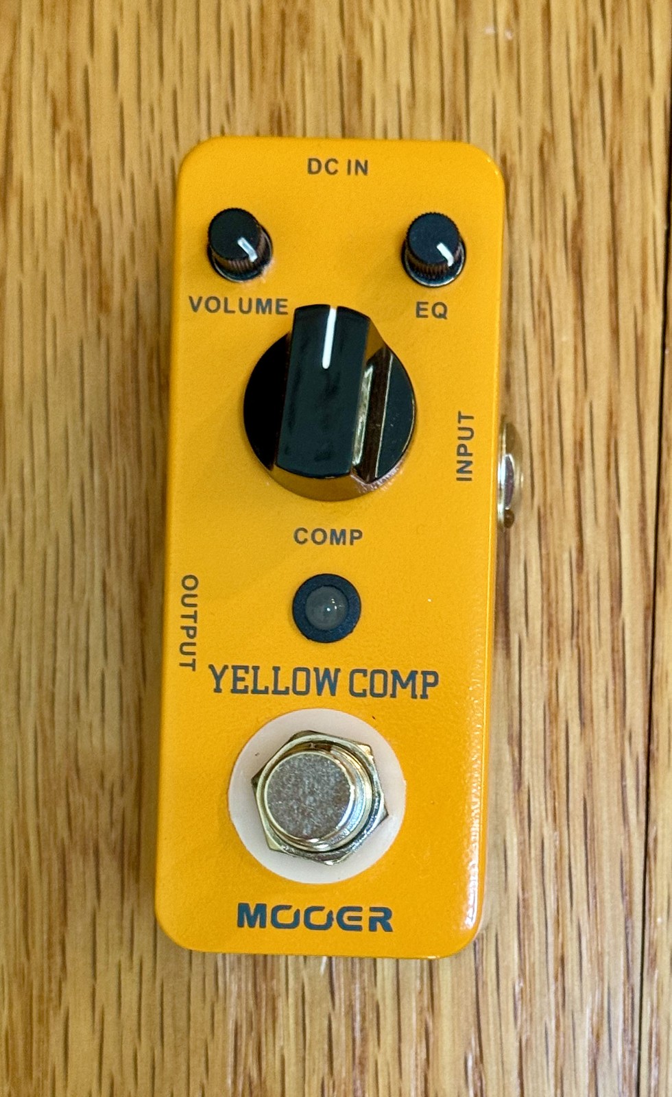 MOOER Yellow Comp Optical Compressor Pedal Micro Series Guitar Effects
