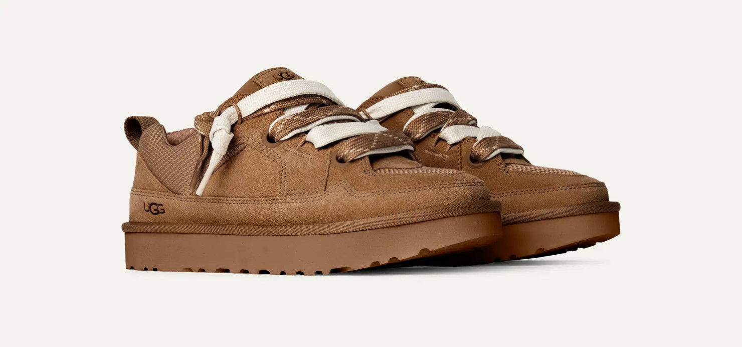 UGG Lo Lowmel Chestnut Suede Mesh Sneakers Womens sizes 5-12/NEW