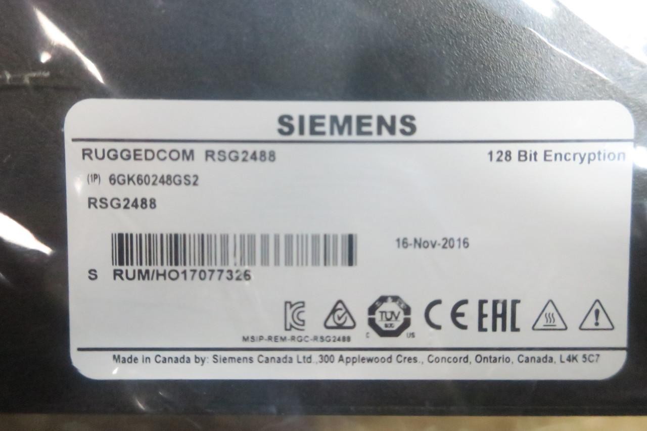 Siemens 6GK60248GS2 Ethernet Switch