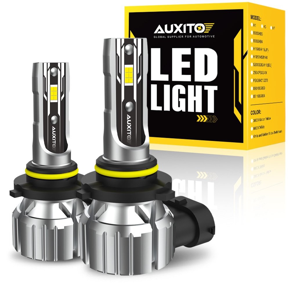 AUXITO 9006 HB4 LED Headlight Bulbs Conversion Kit High Low Beam Fog Light 6500K