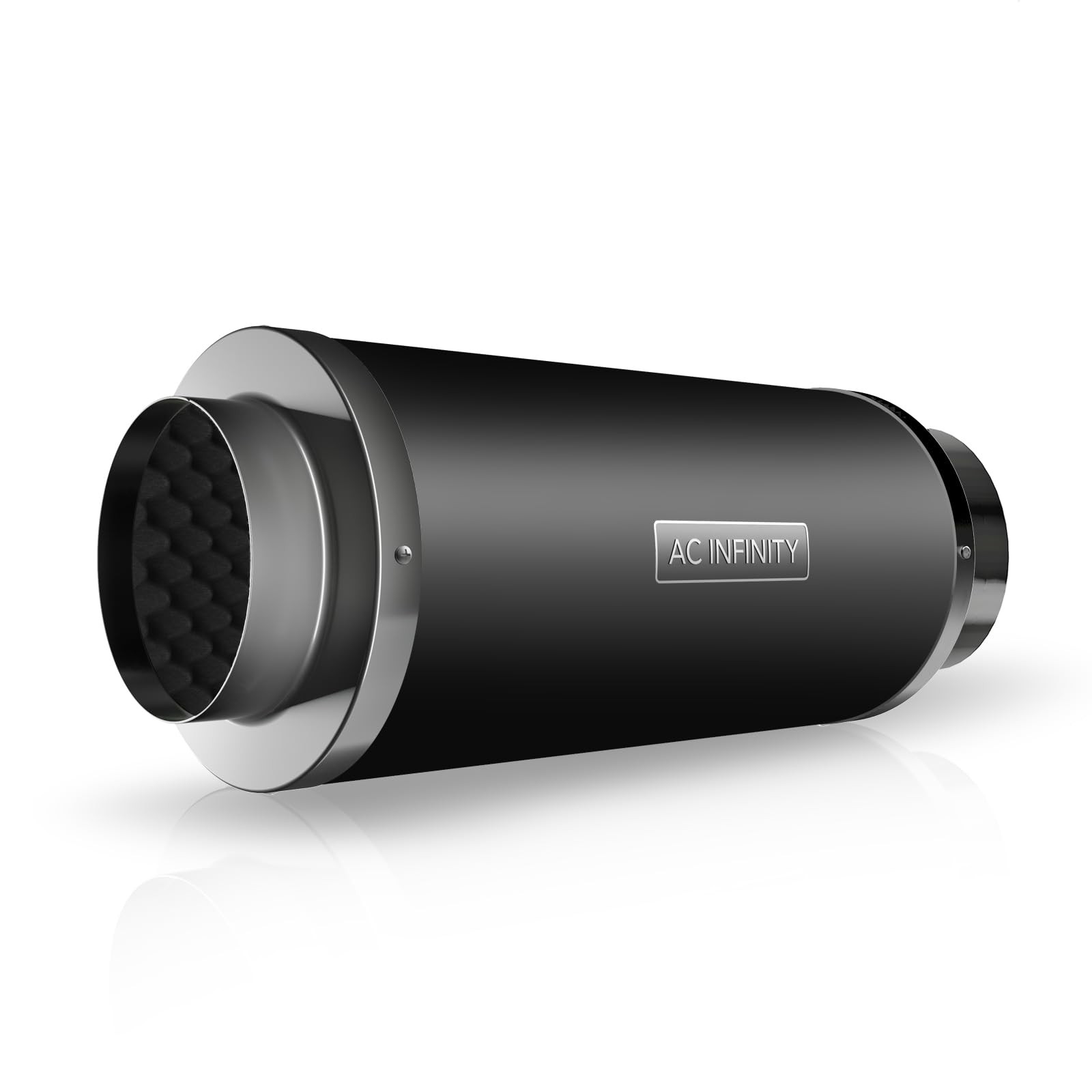 Inline Duct Fan Silencer, 6" Noise Reduction Muffler Blower Silencer for Indo...