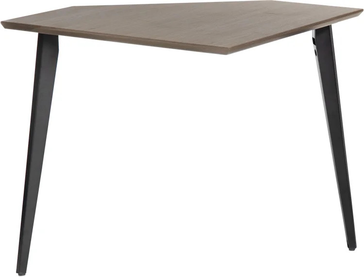 Gator Frameworks Elite Corner Desk Section - Dark Walnut Brown