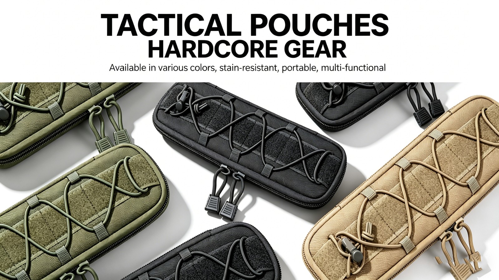 Tactical Molle Pouch Case for Tools Outdoor Hiking Survival Knife Storage Bag