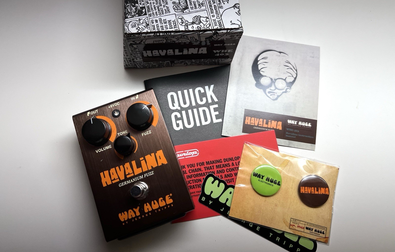 Way Huge Havalina Germanium Fuzz Guitar Effect Pedal