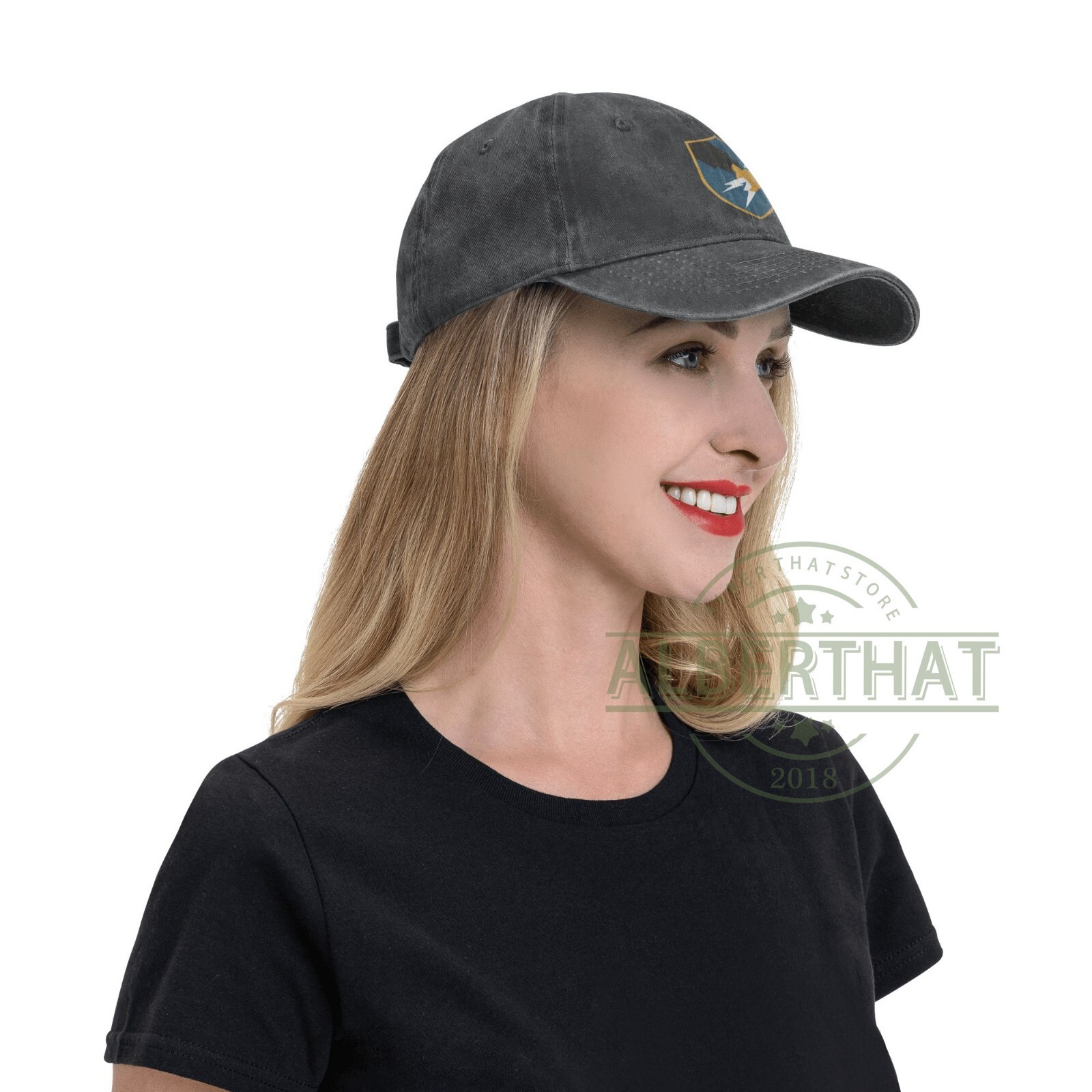 Us Army Security Agency Unisex Baseball Cap Adjustable Denim Hat