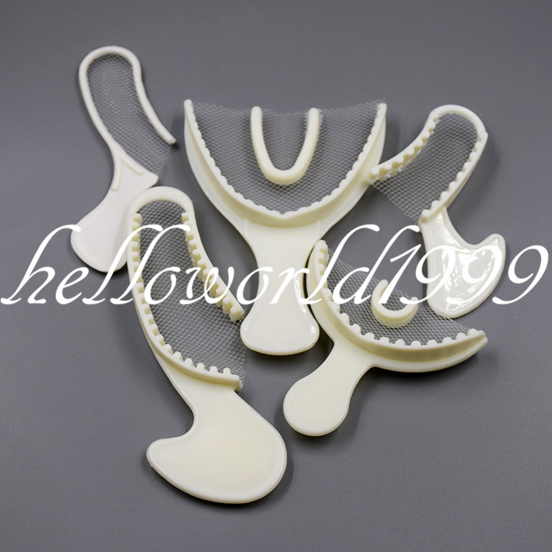 50 Pcs Dental Disposable Impression Bite Registration Tray- Posterior/Quadrant