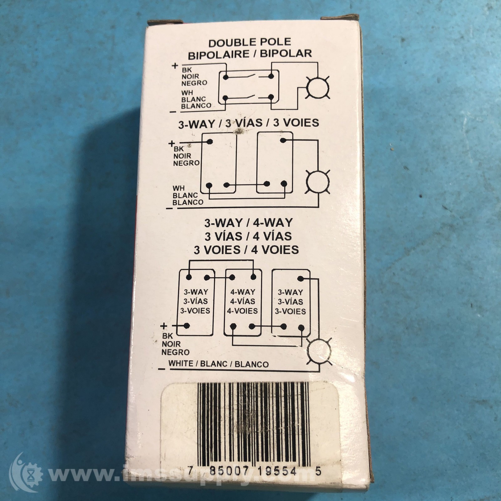 Pass & Seymour PS30AC2 Brown 2 Pole Toggle Switch FNFP