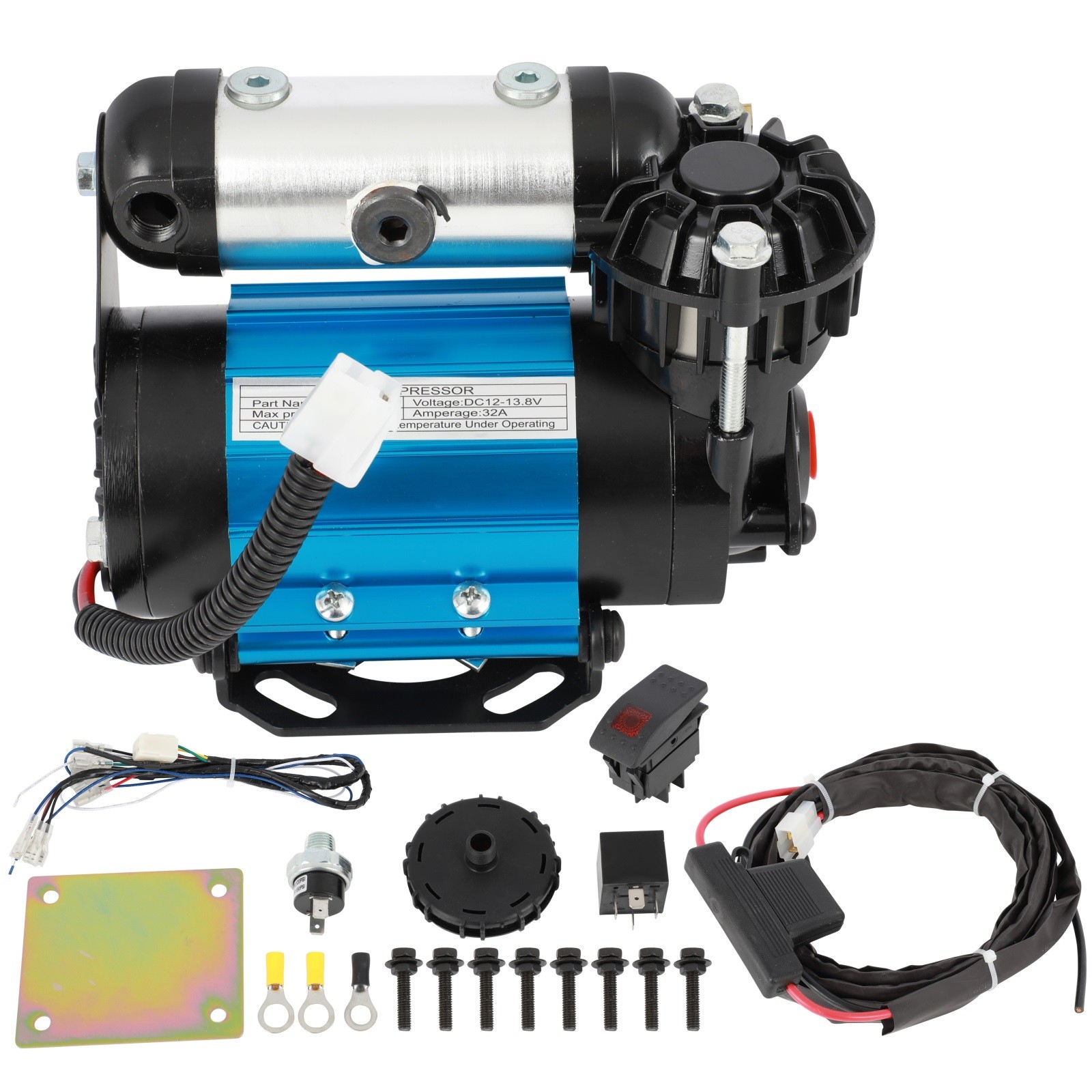 Fits Car 12 V Air Compressor Superior Air Locker Differential Tire Inflation