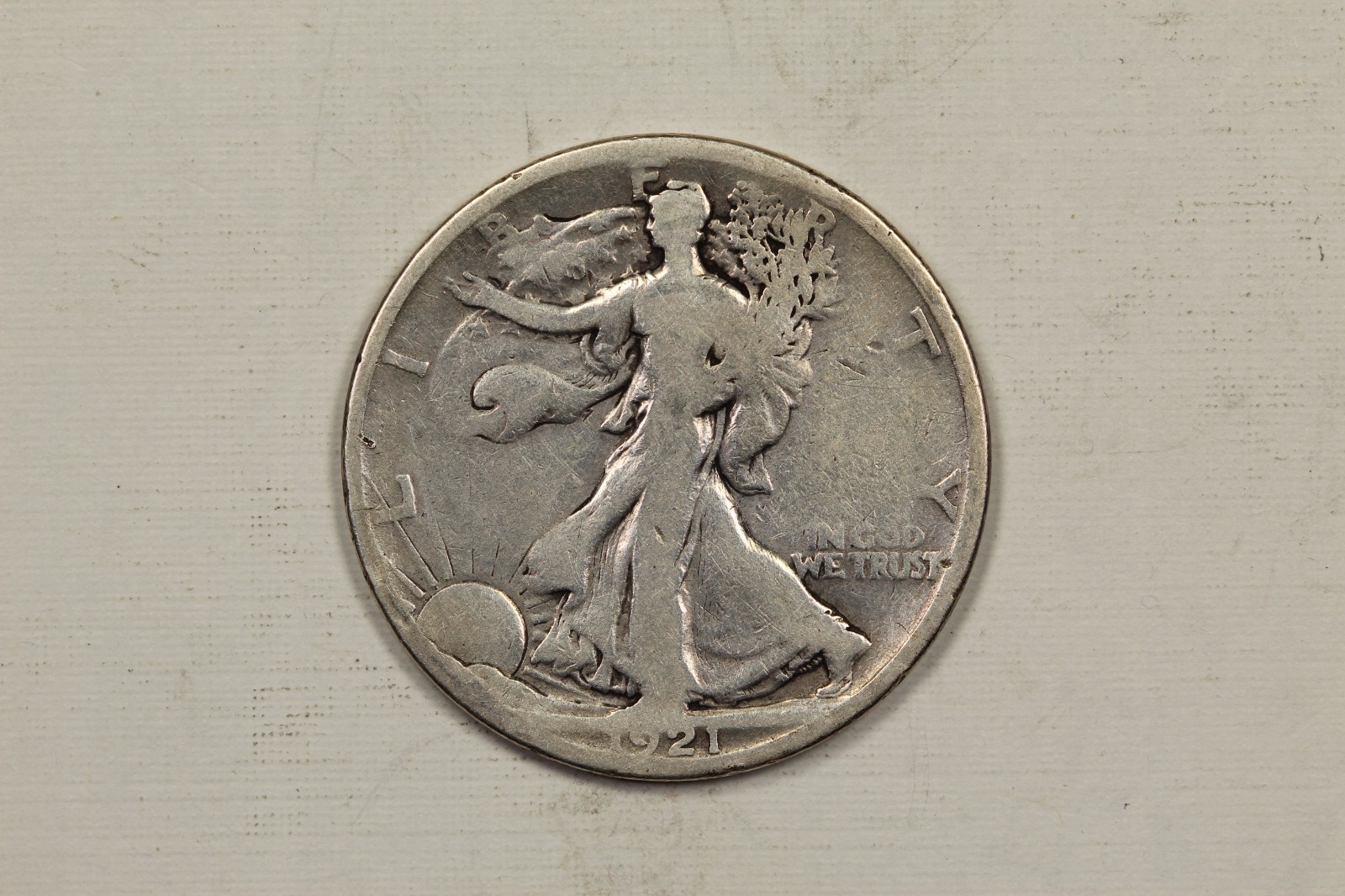 1921-S Walking Liberty Half Dollar