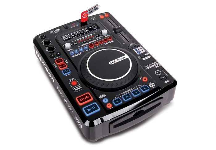 Dj Tech ISCRATCH201_6 DJ Controller w/ 6 DSP Effects & MIDI