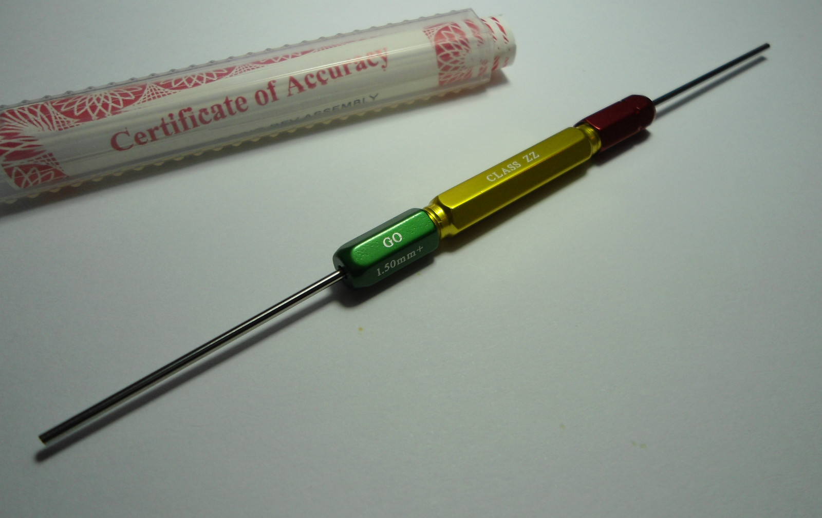 Vermont Gage Class ZZ Go No GO Rev Assembly 1.50mm+ / 1.50mm 132102330
