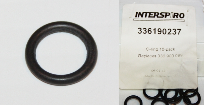 INTERSPIRO O-RING #336-190-237 336190237 336-900-099--SCBA AGA FIRE RESCUE MASK