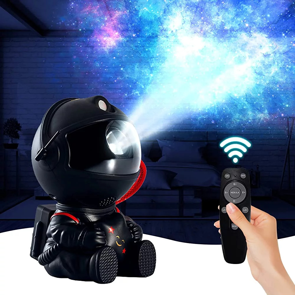 Astronaut Galaxy Projector, Starry Sky Nebula Projection Night Light with Remote