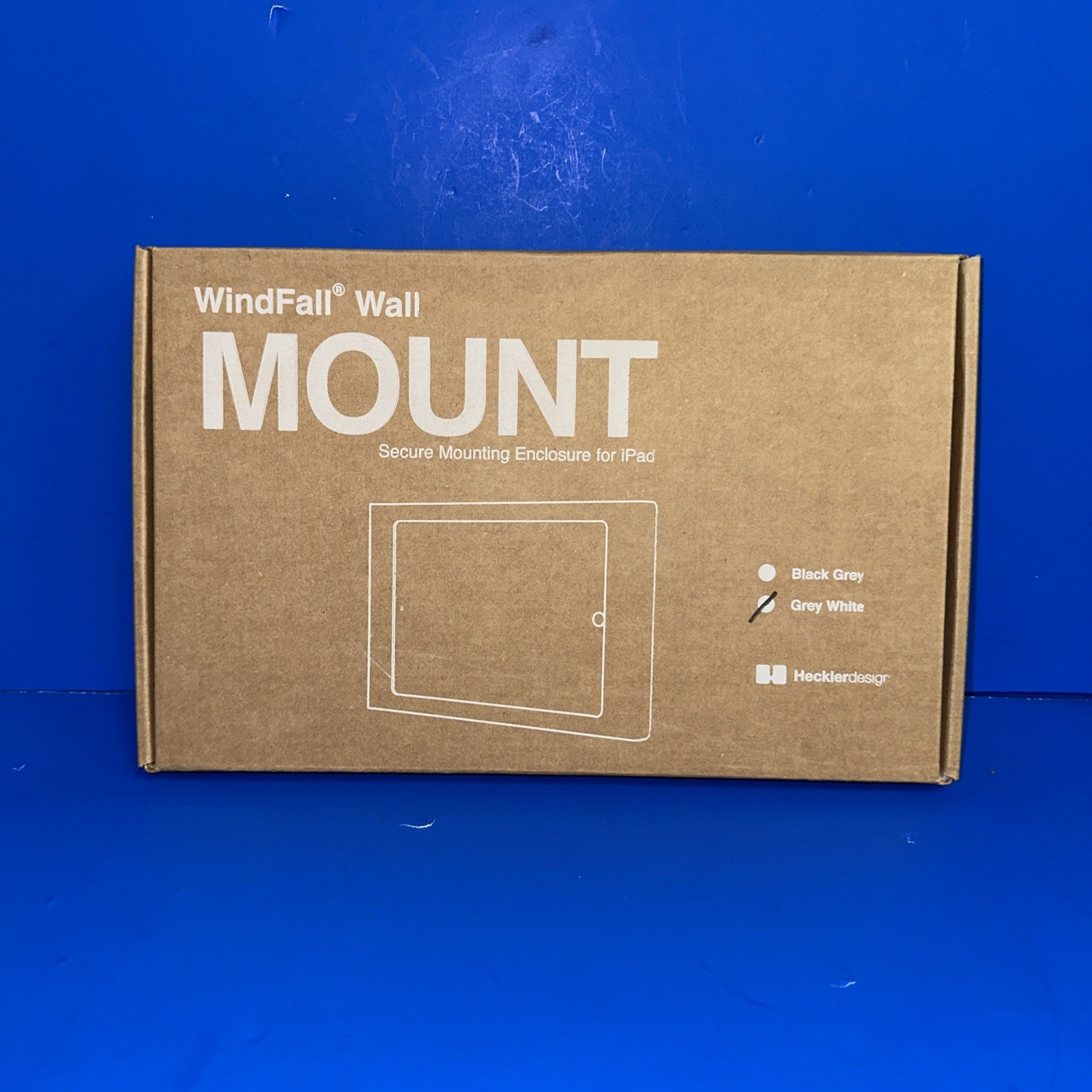 Original Heckler WindFall Kiosk Floor Stand H293-GW - Grey/White Base