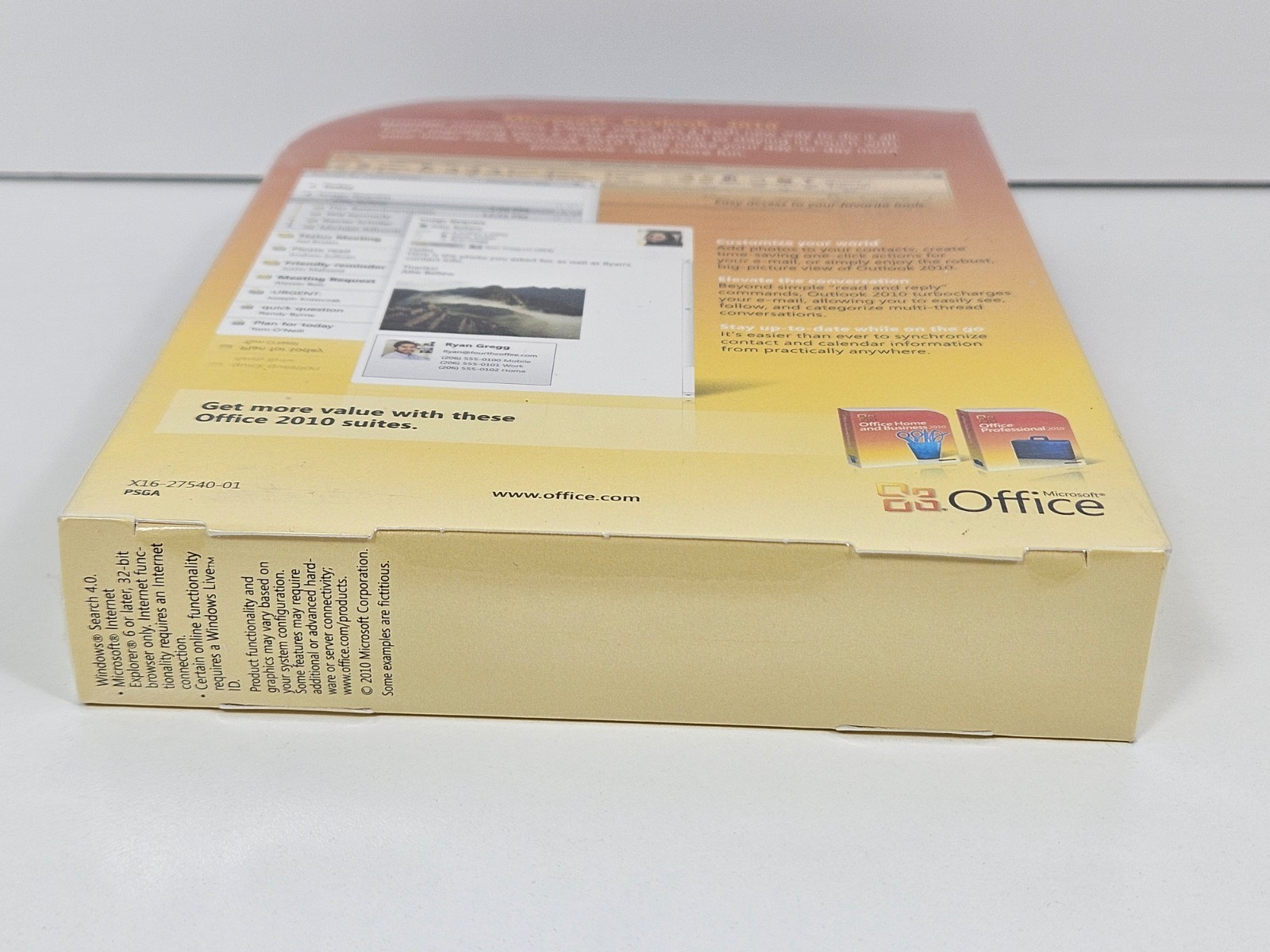 Sealed Microsoft Outlook 2010 for Windows (Old Version - NOT for Windows 10/11)