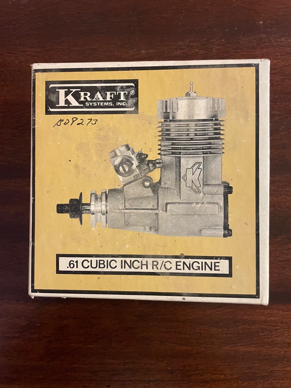 VINTAGE NEW (NOS) 1977 Kraft .61 RC Engine in Original Box with Perry Carburetor