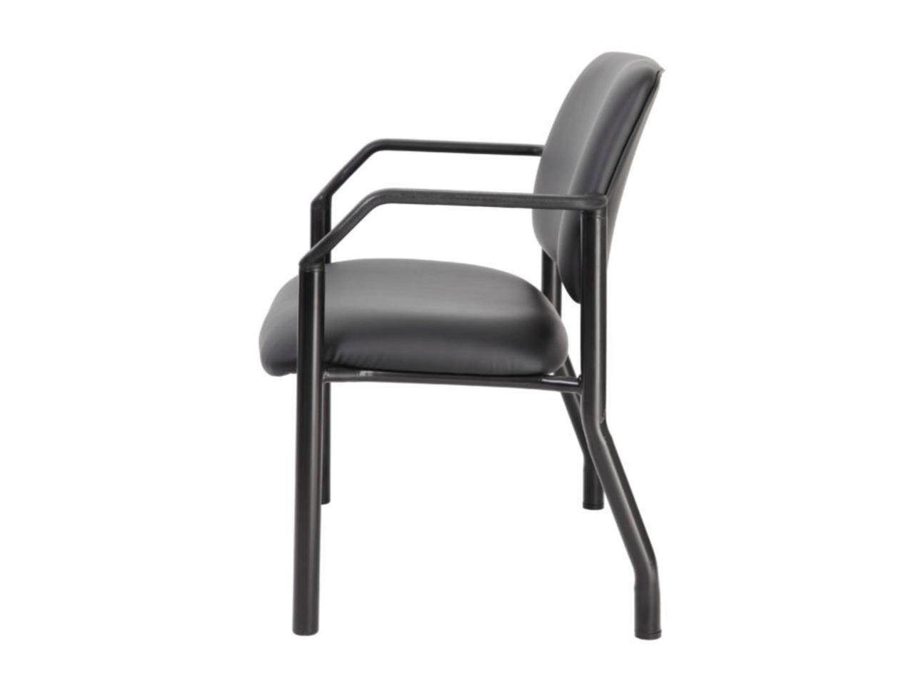 Boss Antimicrobial Guest Chair, 500 lb. weight capacity
