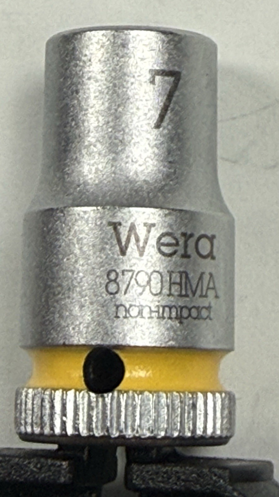 WERA Zyklop 8790 HMA 1/4" Drive Socket Hex Head 7mm Metric 05 003506 001