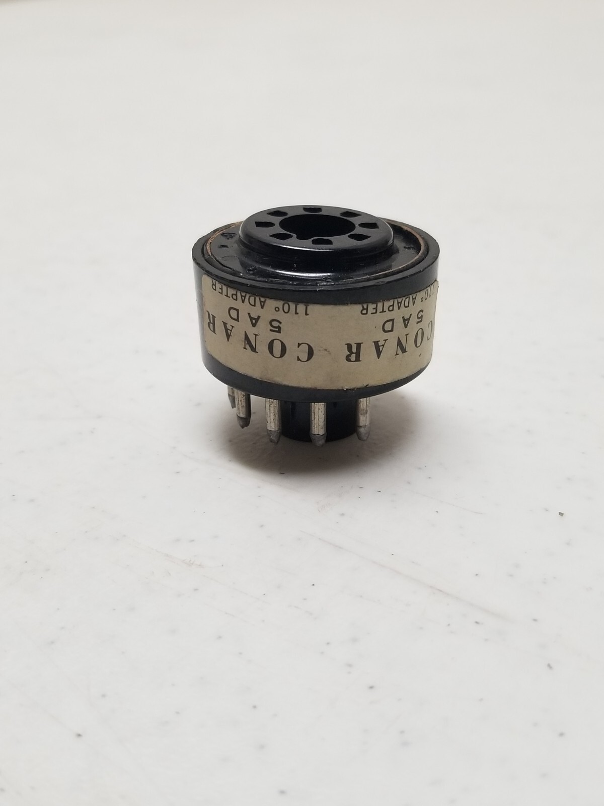 VINTAGE CONAR TUBE TESTER 5AD 312 ORIGINAL 110° Adapter Short EL4
