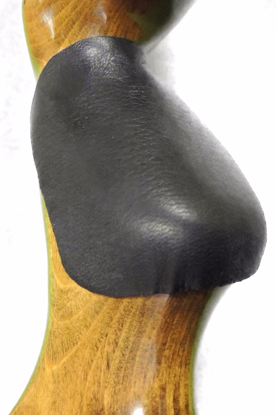 DEER SKIN LEATHER Traditional BOW GRIP SADDLE Self Adhesive Archery FREE SHIP