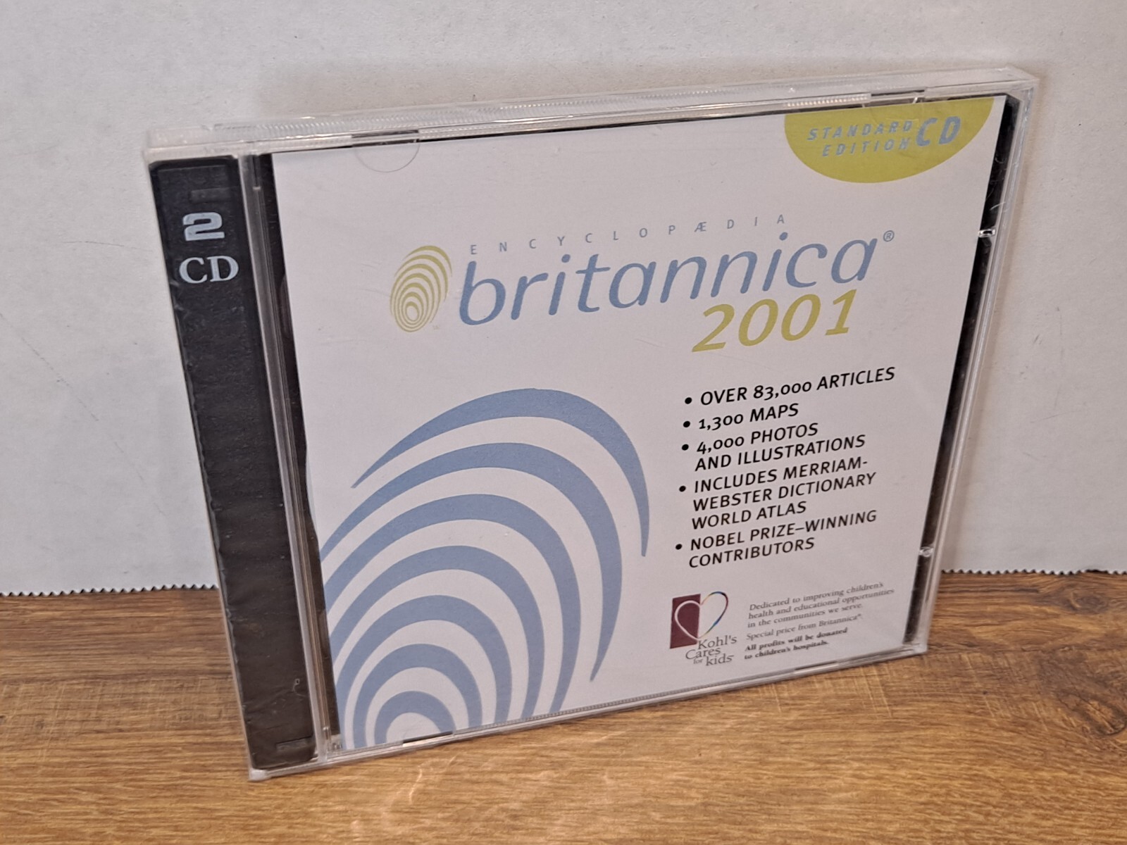 Encyclopedia Britannica 2001 - 2 CD - Win 95 98 NT ME PC - New Sealed