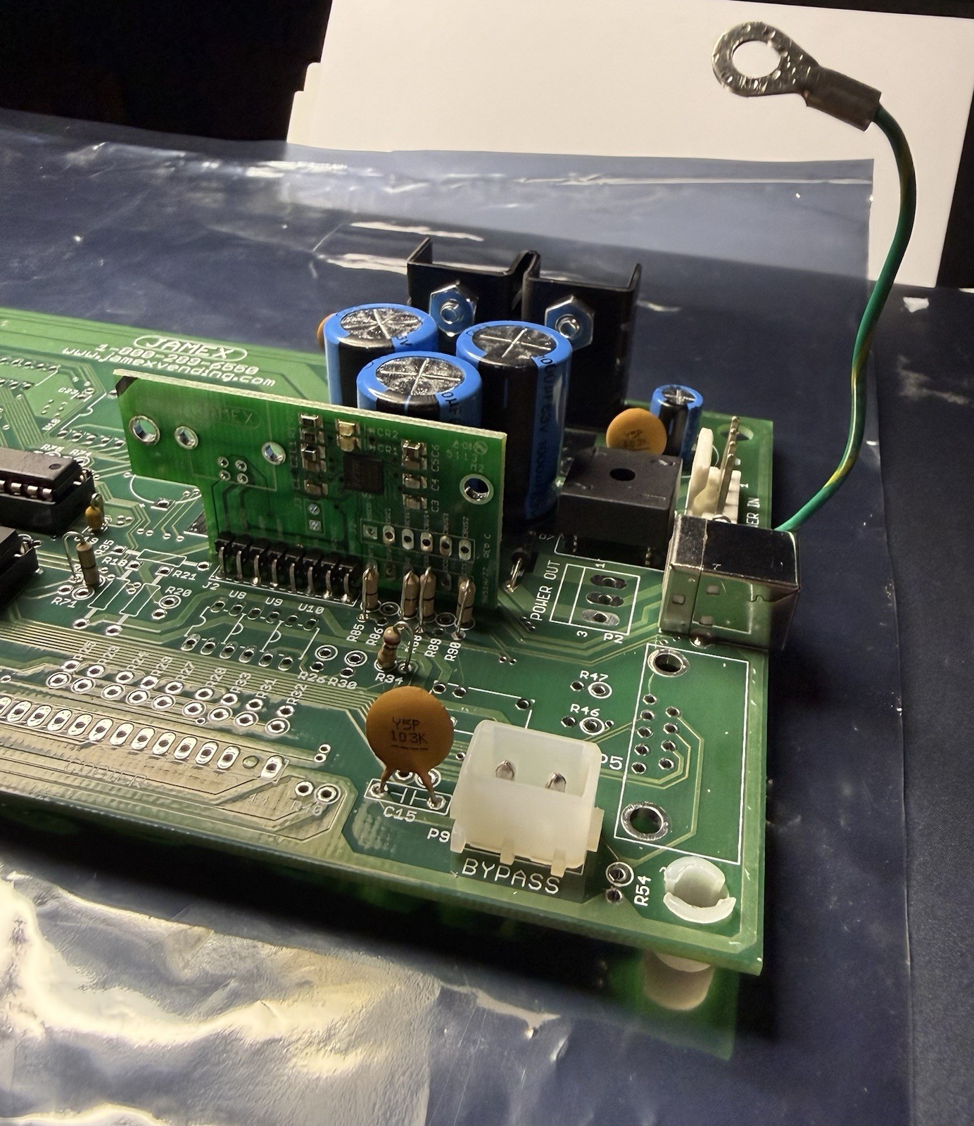 9651H/52 Rev J Copier Vending Controller Board PCB NOS