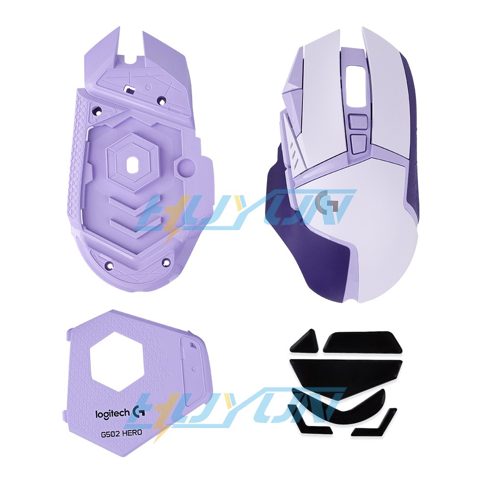Replacement Shell/Cover/outer case for Logitech G502 Wired Gaming Mouse purple