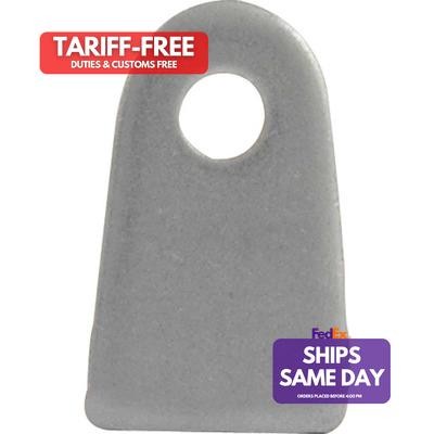 Allstar ALL60022-25, Set of 25 Natural Steel 1/8In Flat Tabs 25Pk 1/4In Hole