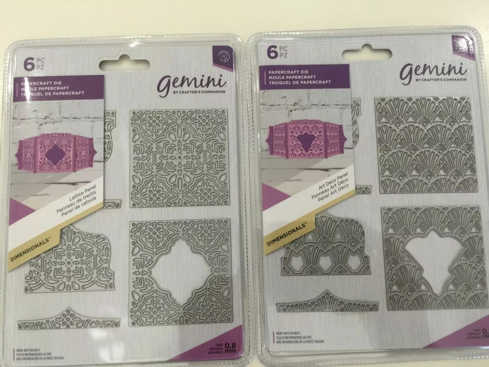 Crafters Companion Gemini Treasure Box Dimensional Dies New