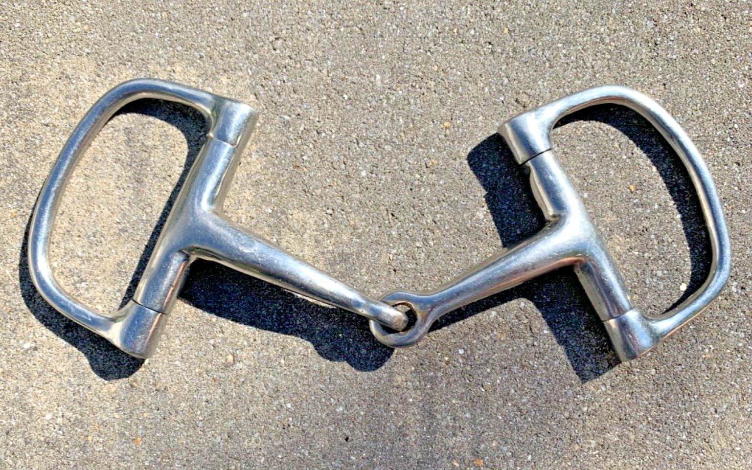 D Ring Snaffle Bit, Stainless Steel, English or Western Horse Bridle, 5" Mouth
