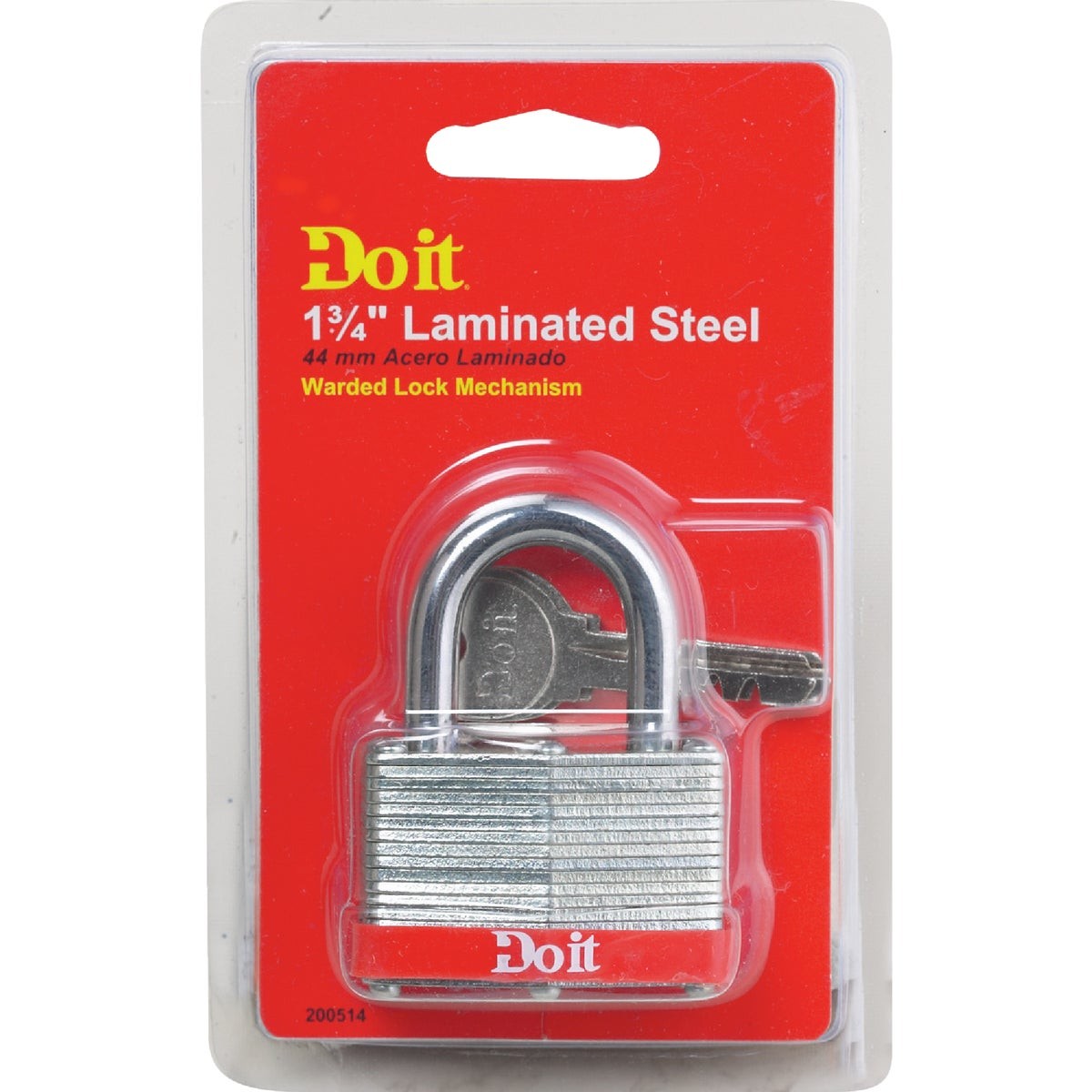 Do it 1-3/4 In. Warded Steel Padlock 8594DDIB SIM Supply, Inc. 8594DDIB
