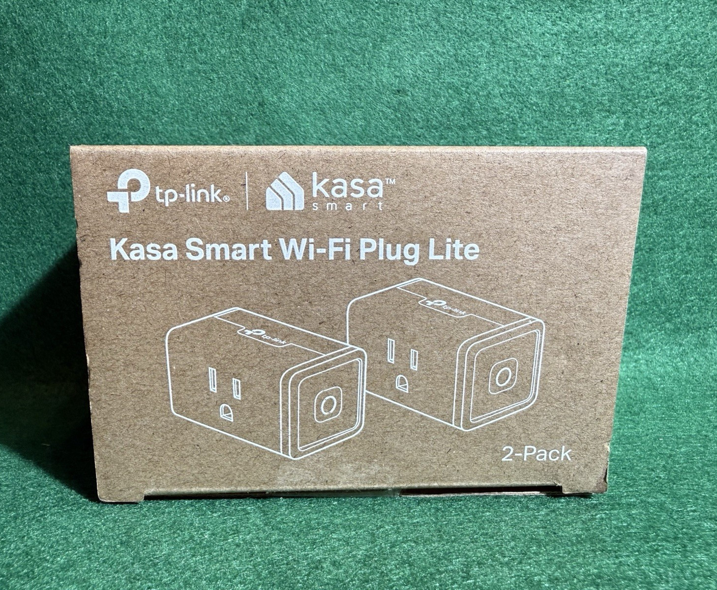 TP-LINK Kasa Smart Wi-Fi Plug Lite 2-Pack White, App-Controlled Smart Plug