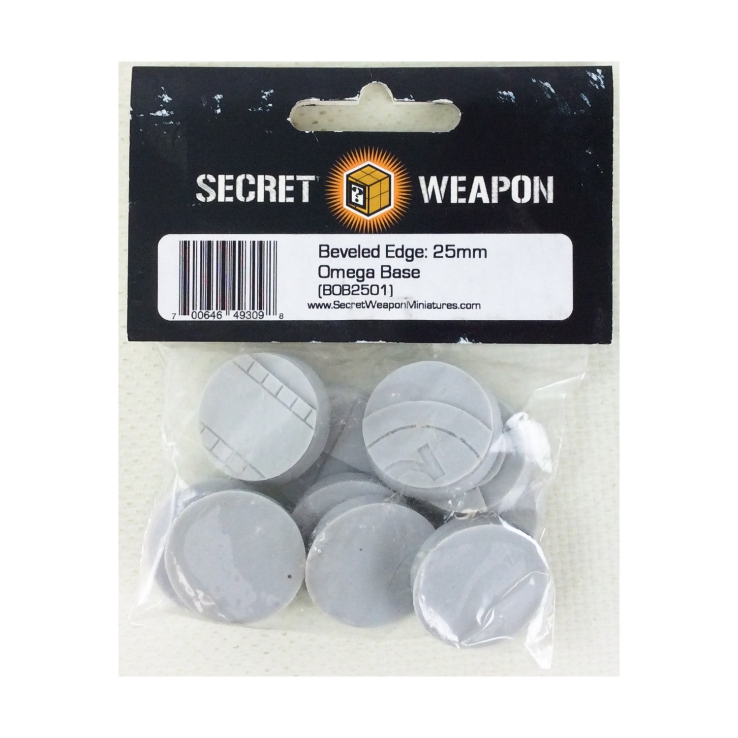 SWM Bases 25mm Beveled Bases - Omega Pack New