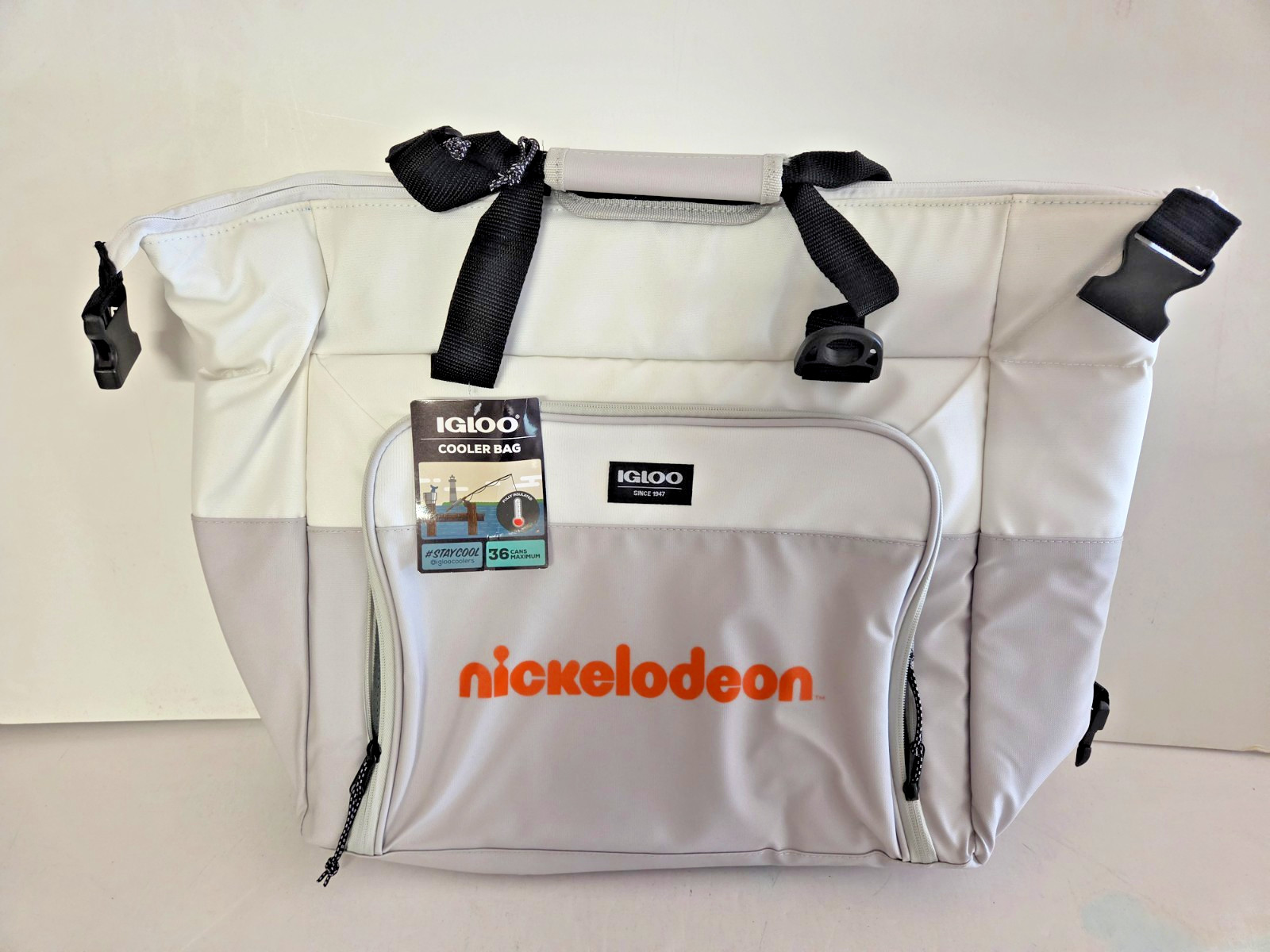 Nickelodeon Igloo 36 Can Soft Cooler Bag Insulated Tote NWT Rare Limited Edition