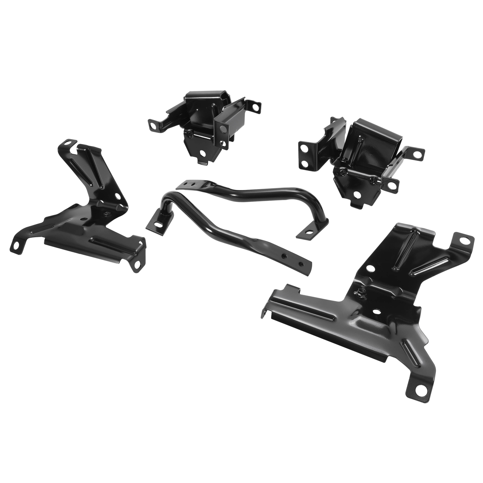 Front Bumper Brackets Outer + Inner For GMC Sierra 1500 07-13/2500HD 3500 07-10