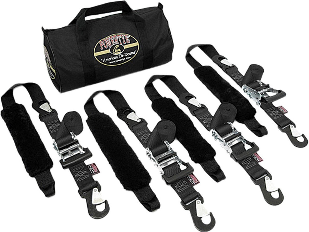 Powertye Mfg Big Daddy Trailer Kit - Black | TRAILERKIT-102  2"x6'
