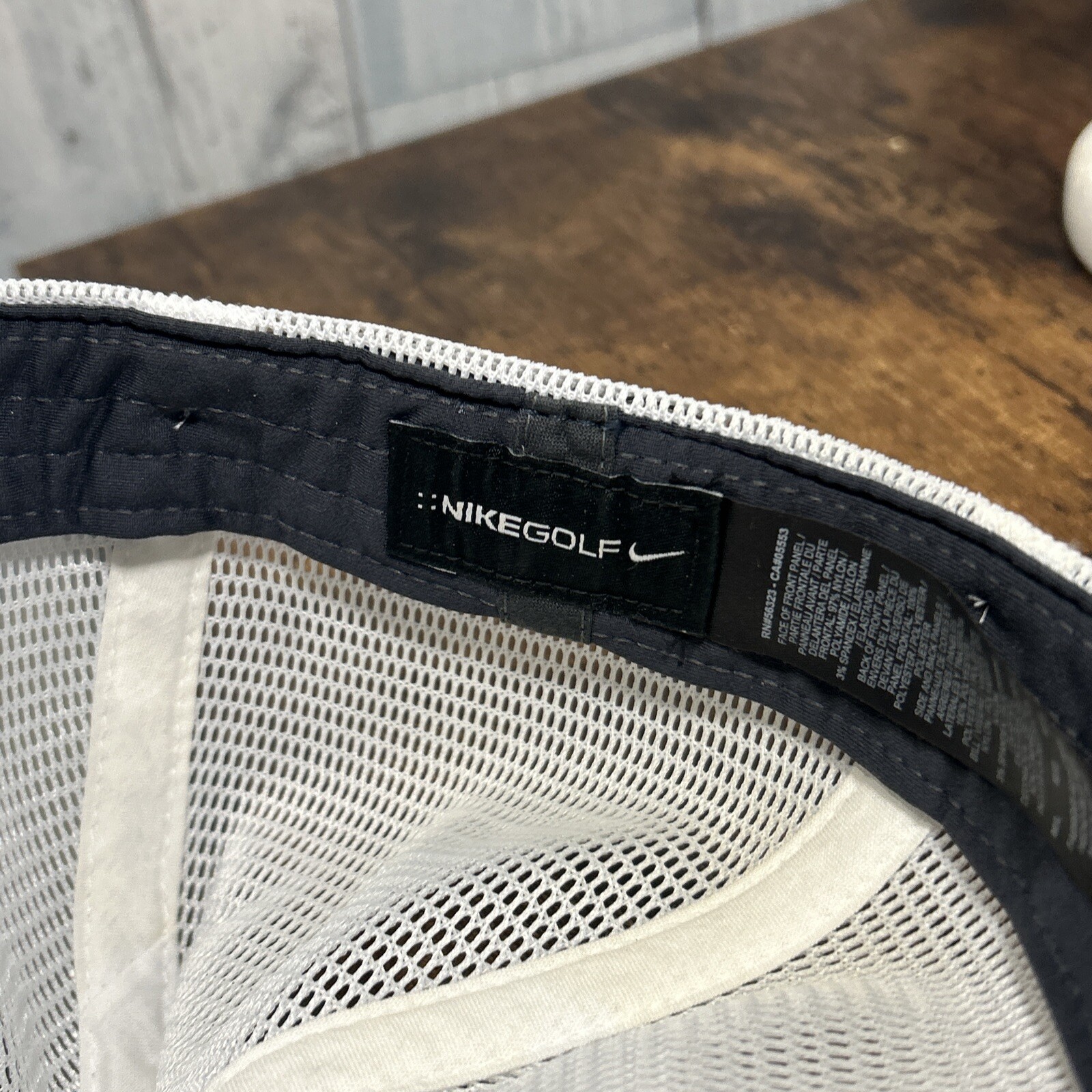 Nike Golf Stretch Fit Hat Mesh Back. DeepWater Poseidon Logo