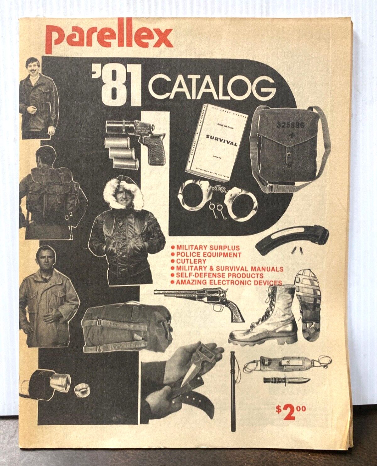 Vintage Parellex '81 Catalog Paperback (FC110-1Q2580