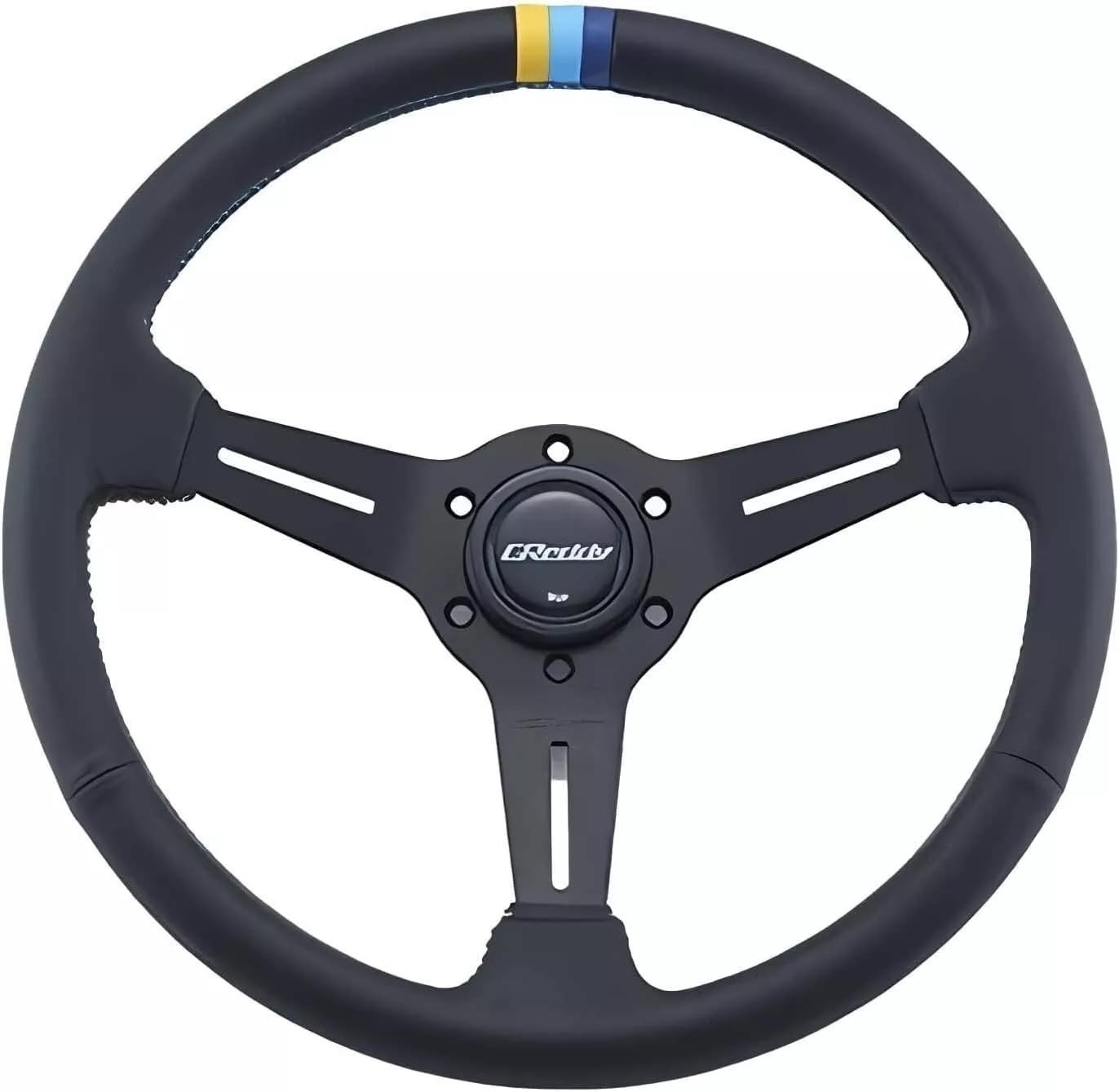 TRUST Greddy 340mm Sport Leather Steering Wheel  16600001 Depth: 47ｍｍ japan