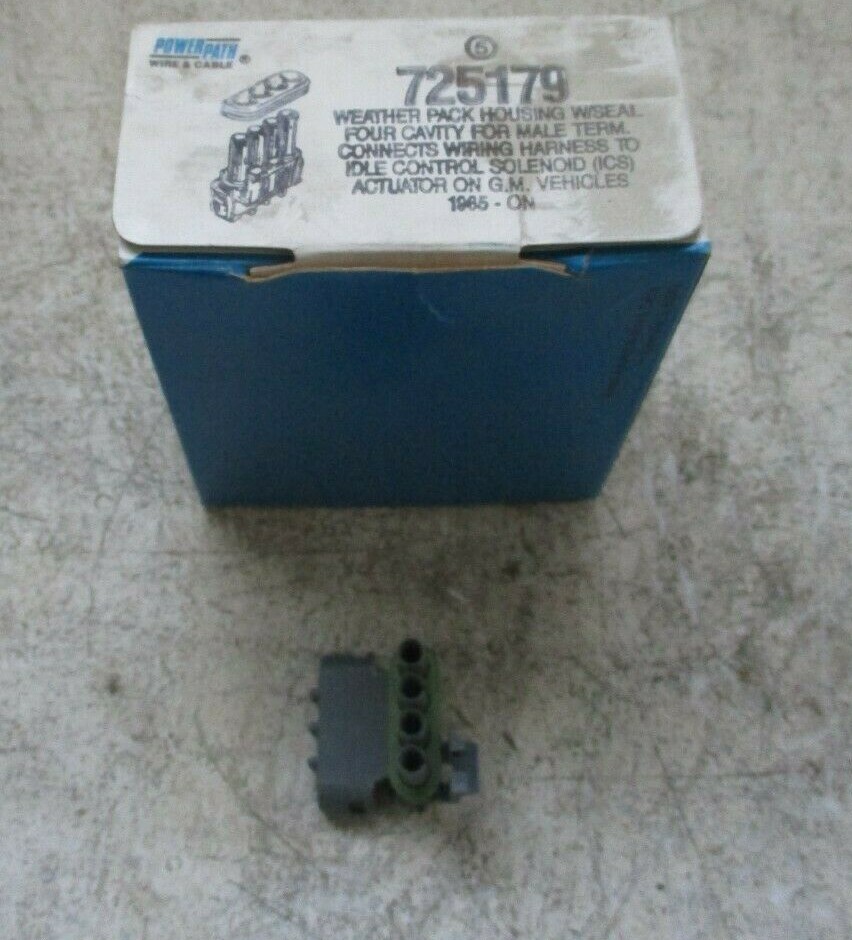 BOX OF 5 POWERPATH 725179 WEATHER PACK HOUSIG W/SEAL FOUR CAVITY