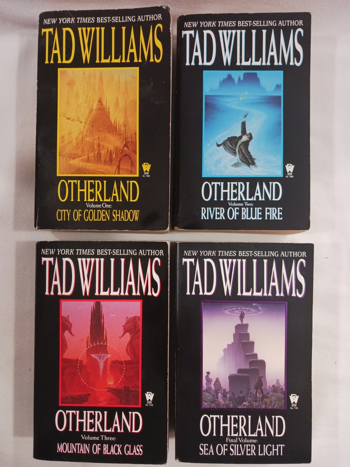 Tad Williams Otherland Complete Series Vol 1-4 PB Book Lot DAW SF Fantasy   1