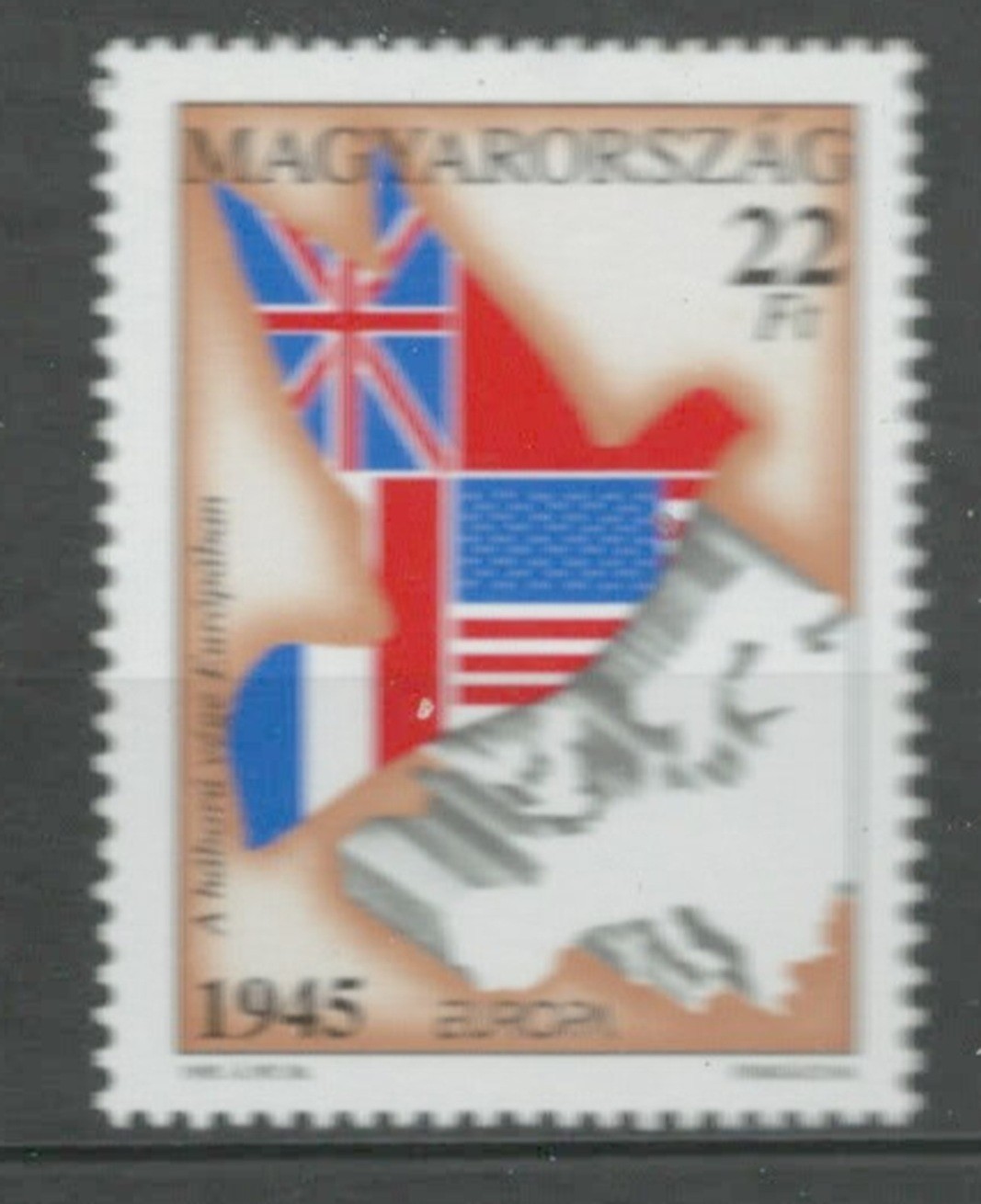 HUNGARY  EUROPA PEACE & LIBERTY COMMEMORATIVE  MNH SET LOT (PEA 526)