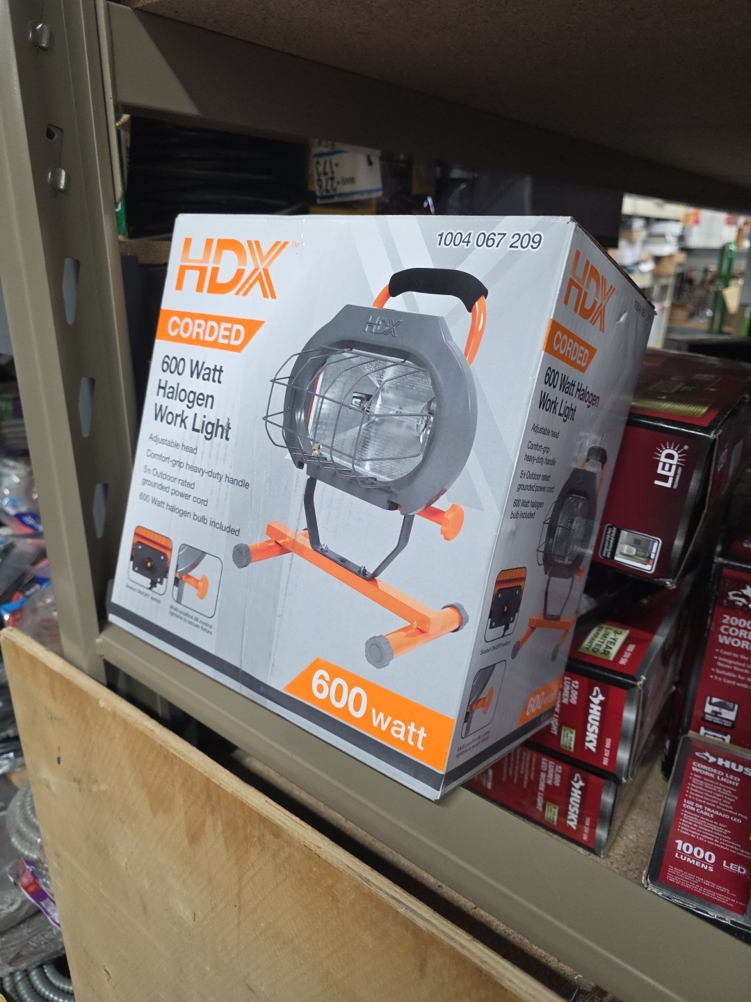 HDX 600-Watt Halogen Portable Work Light 1004067209