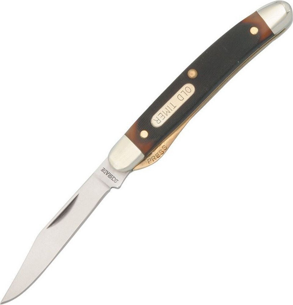 Schrade Old Timer 18OT Mighty Mite Single Lockblade Pocket Knife - 44356001045